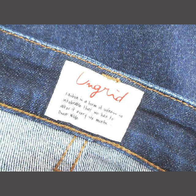 Ungrid(アングリッド)のアングリッド UNGRID ロング丈 デニム パンツ ジーンズ 26 青系 ブル レディースのパンツ(デニム/ジーンズ)の商品写真
