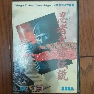 セガ(SEGA)の忍者武雷伝説　メガドライブ　ゲームソフト　箱、説明書付き(家庭用ゲームソフト)