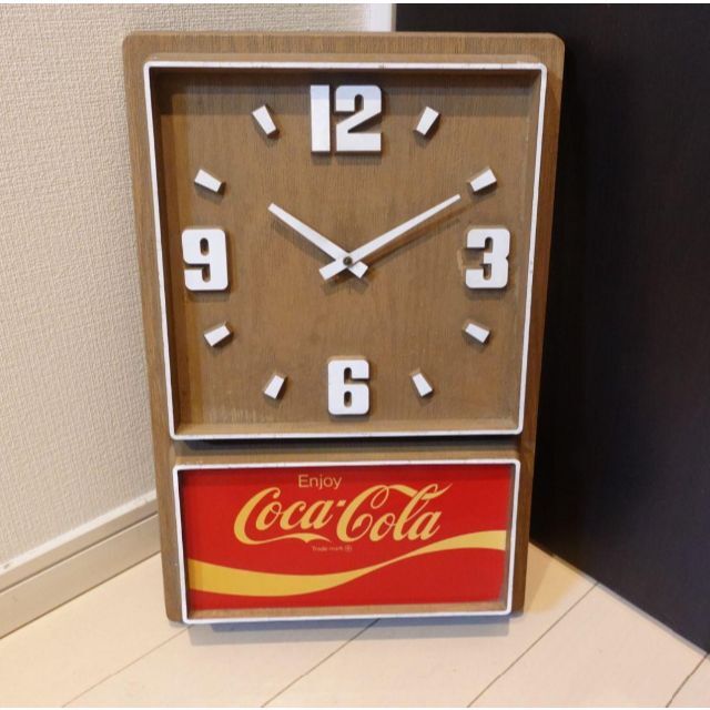 1970年代★ビンテージ　コカコーラ　ウォールクロック　壁掛け時計アンティークのサムネイル