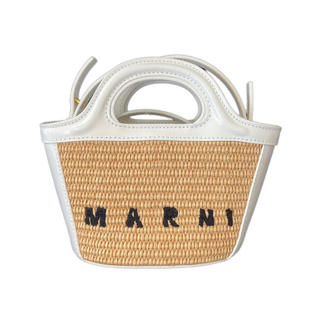 MARNI マルニ かごバッグ ショルダーバッグ マイクロバッグ ホワイト