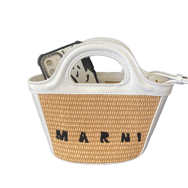 Marni - MARNI マルニ かごバッグ ショルダーバッグ マイクロバッグ