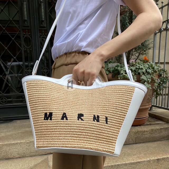 新品．人気　MARNI 2wayカゴバック