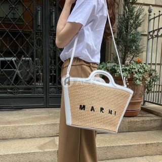 MARNI マルニ かごバッグ ショルダーバッグ スモールバッグ ホワイト