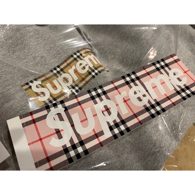 Supreme   Supreme®/Burberry® Box Logo Hooded グレー Sの通販