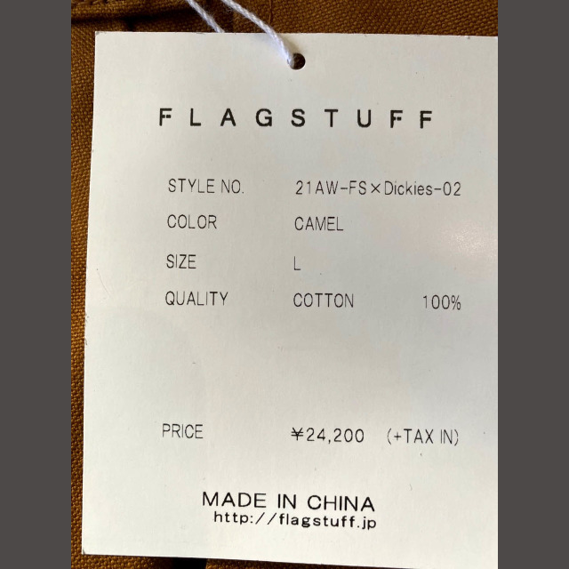 F-LAGSTUF-F - フラグスタフ FLAGSTUFF L 未使用品 2021AW F-LAGSTUFの