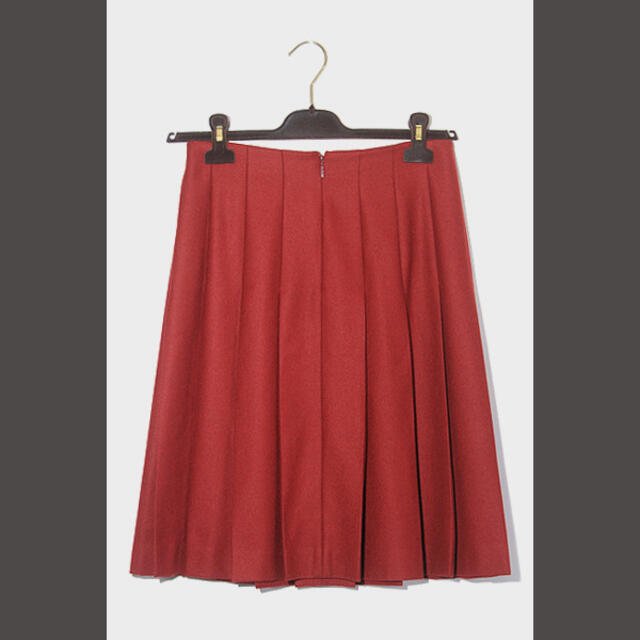 グッチ GUCCI GUCCI グッチ ウールカシミヤ ブレンド プリーツ スカ