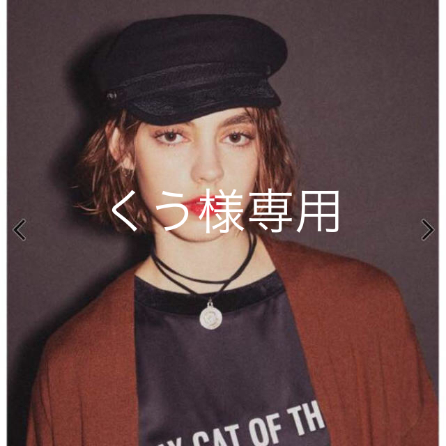 moussy(マウジー)のmoussy  マリンキャップ レディースの帽子(キャスケット)の商品写真