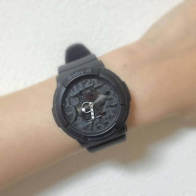 Baby-G(ベビージー)のBaby-G 黒 時計 レディースのファッション小物(腕時計)の商品写真