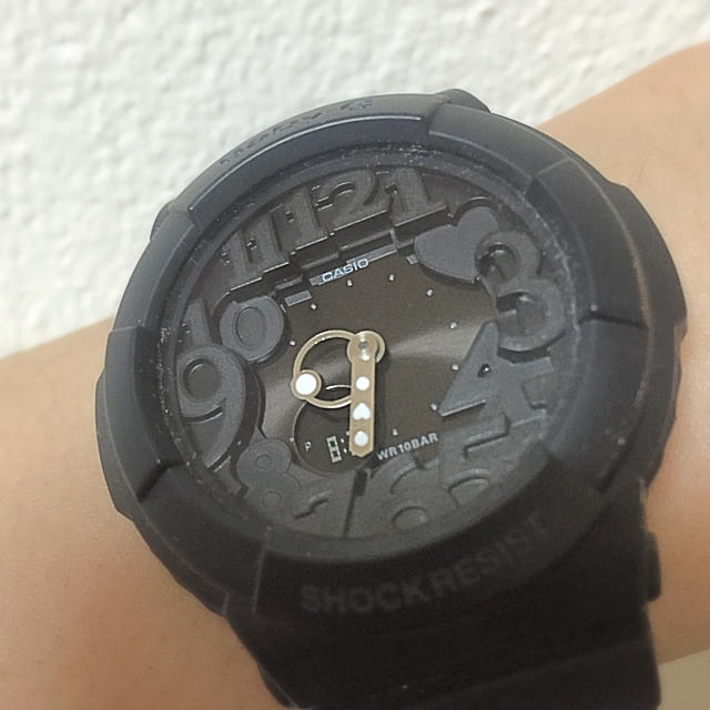 Baby-G(ベビージー)のBaby-G 黒 時計 レディースのファッション小物(腕時計)の商品写真