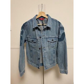 シュプリーム(Supreme)のSupreme Inset Logo Denim Trucker Jacket (Gジャン/デニムジャケット)