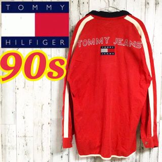 トミーヒルフィガー(TOMMY HILFIGER)の週末セール　90s トミージーンズ　バックロゴ　デニム　ブルゾン　古着(ブルゾン)