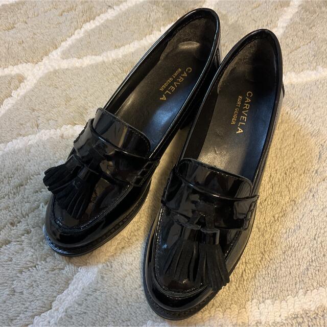 TOD'S(トッズ)の美品★CARVELA エナメル ローファー 36★カーベラ ダイアナ トッズ レディースの靴/シューズ(ローファー/革靴)の商品写真