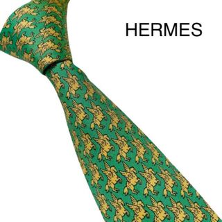 エルメス(Hermes)のエルメス　ネクタイ　総柄　シルク(ネクタイ)