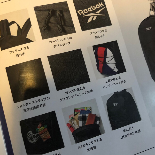 Reebok(リーボック)のお値引き新品‼️Reebok リュックサック ブラック レディースのバッグ(リュック/バックパック)の商品写真