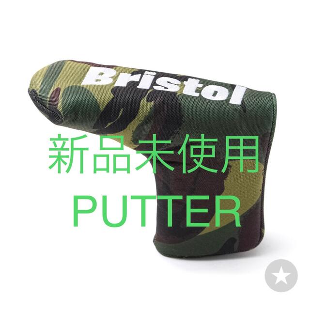 FCRB PUTTER HEAD COVER パター ゴルフ カーキ
