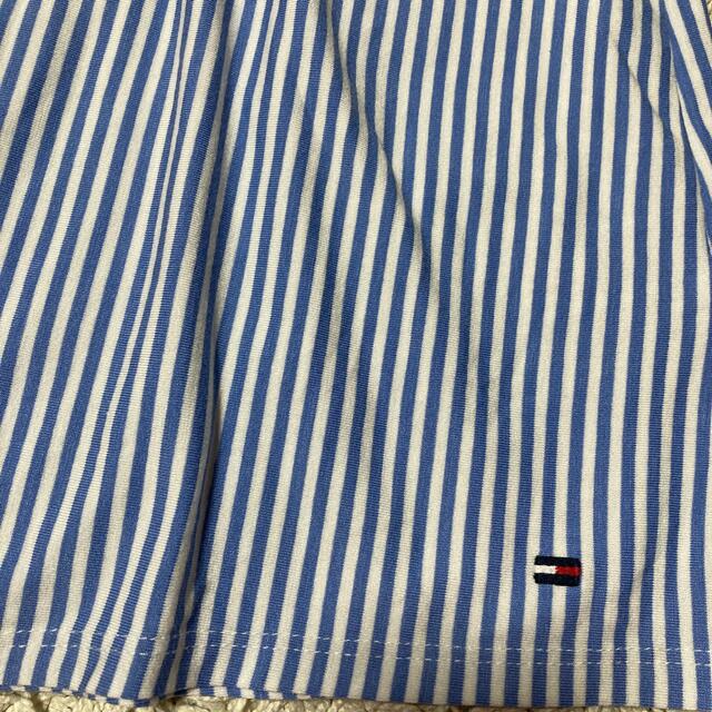 TOMMY HILFIGER(トミーヒルフィガー)の【新品】【TOMMY HILFIGER】XL⭐︎ショートオーバーオール キッズ/ベビー/マタニティのキッズ服女の子用(90cm~)(ワンピース)の商品写真