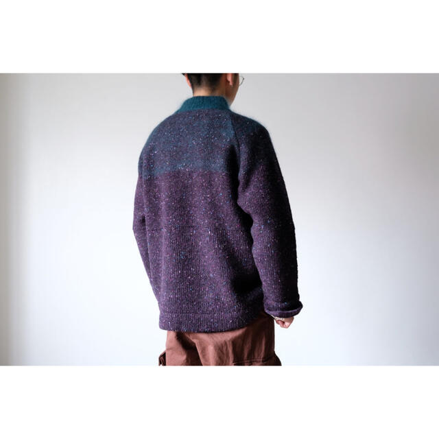 amachi. Gradation Knit（Green×Purple） メンズのトップス(ニット/セーター)の商品写真