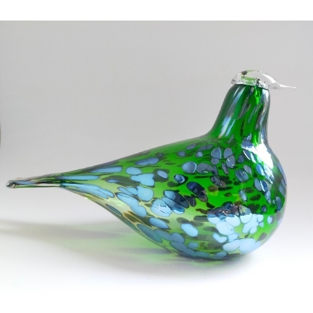 iittala(イッタラ)のgreen dove イッタラバード オイバトイッカ Oiva Toikka インテリア/住まい/日用品のインテリア小物(置物)の商品写真