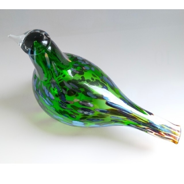 iittala(イッタラ)のgreen dove イッタラバード オイバトイッカ Oiva Toikka インテリア/住まい/日用品のインテリア小物(置物)の商品写真