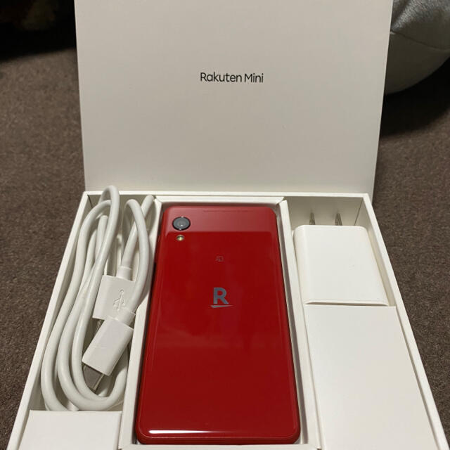 楽天モバイルミニ Rakuten mini レッドの通販 by ジェシカ's shop｜ラクマ