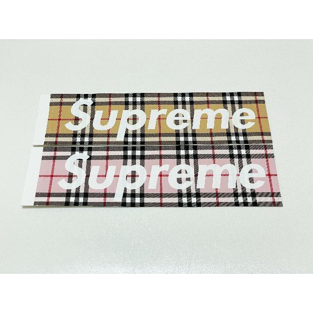 Supreme(シュプリーム)のセット Supreme Burberry ステッカー Beige Pink メンズのメンズ その他(その他)の商品写真