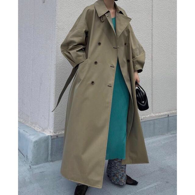 Ameri VINTAGE - 新品【アメリ】TURKEY ORGANIC FLARE TRENCH COATの