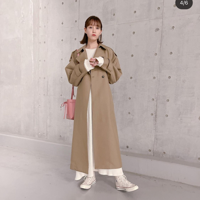 ⭐︎りょう⭐︎様専用※uncraveトレンチコート0サイズ* い出のひと時に
