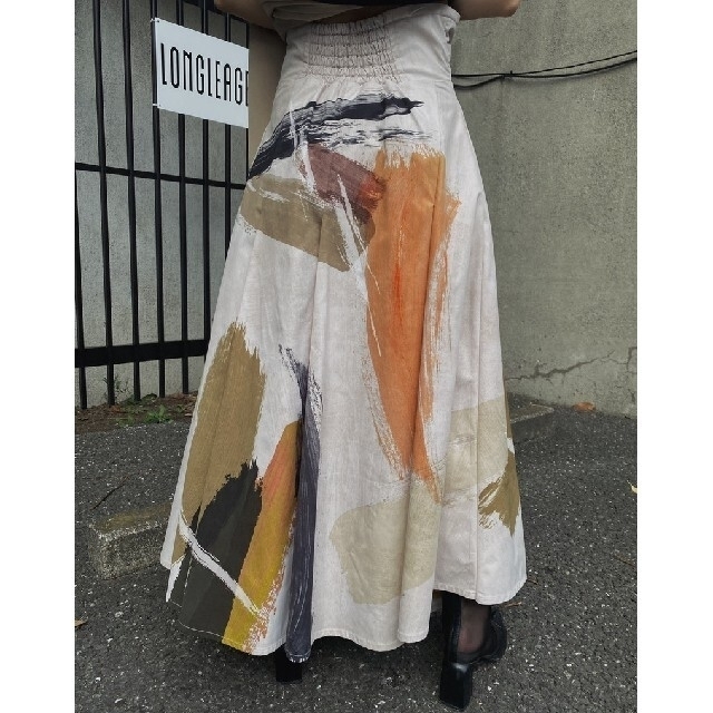 【値下げ中】AMERI vintage  LOUISE ART SKIRT