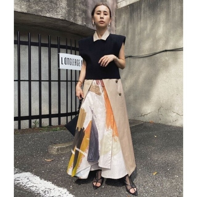 Ameri     LOUISE ART SKIRT 新品未使用　タグ付き