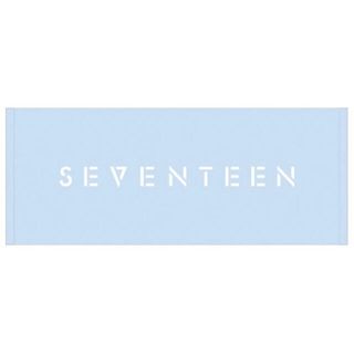 セブンティーン(SEVENTEEN)のSEVENTEEN フェイスタオル BLUE(アイドルグッズ)