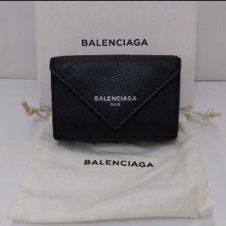 バレンシアガ(Balenciaga)の芸能人愛用バレンシアガ三つ折りミニウォレット財布美品(財布)