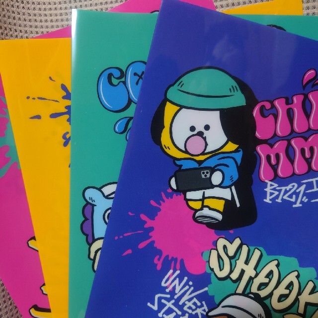 BT21✕くら寿司 クリアファイル 4枚セット エンタメ/ホビーのタレントグッズ(アイドルグッズ)の商品写真