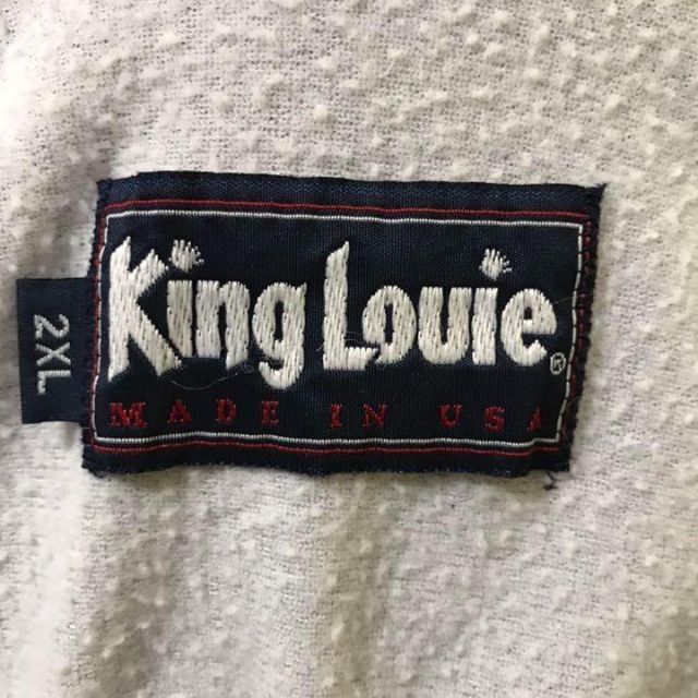 King Louie カレッジナイロンジャケット アノラック USA製 刺繍ロゴ メンズのジャケット/アウター(ナイロンジャケット)の商品写真