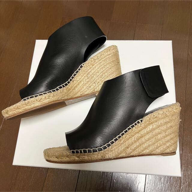 CELINE セリーヌ エスパドリーユ ウェッジ サンダル【美品】38サイズ