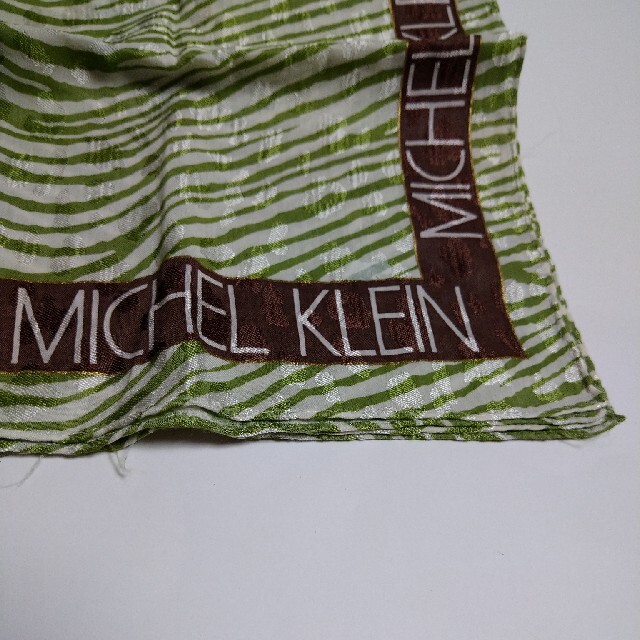 MICHEL KLEIN(ミッシェルクラン)のMICHEL KLEIN ハンカチ（１枚）洗濯済 レディースのファッション小物(ハンカチ)の商品写真