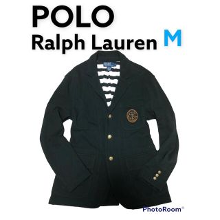 ポロラルフローレン(POLO RALPH LAUREN)の【レア　極美品】ラルフローレン　テーラード　M ブラック(テーラードジャケット)