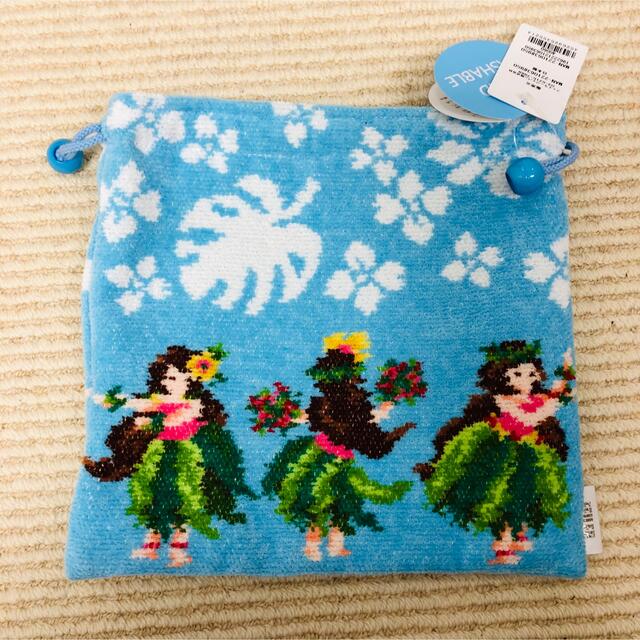 FEILER - 【新品】ターコイズブルー マナマナ 巾着 フェイラーの通販