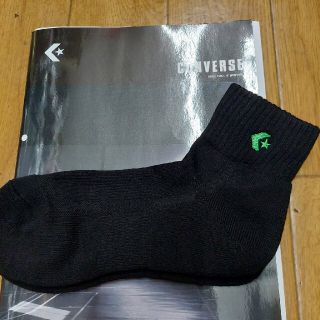 コンバース(CONVERSE)のコンバース　ソックス 23-25cm 黒緑(バスケットボール)