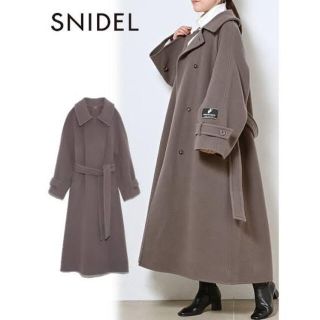 スナイデル(SNIDEL)のスナイデル　snidel   ステンカラーリバーコート(ロングコート)