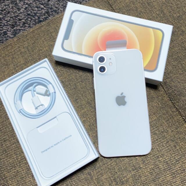 iPhone - 新品 phone12 64gb ホワイト SIMロック解除済 SIMフリー
