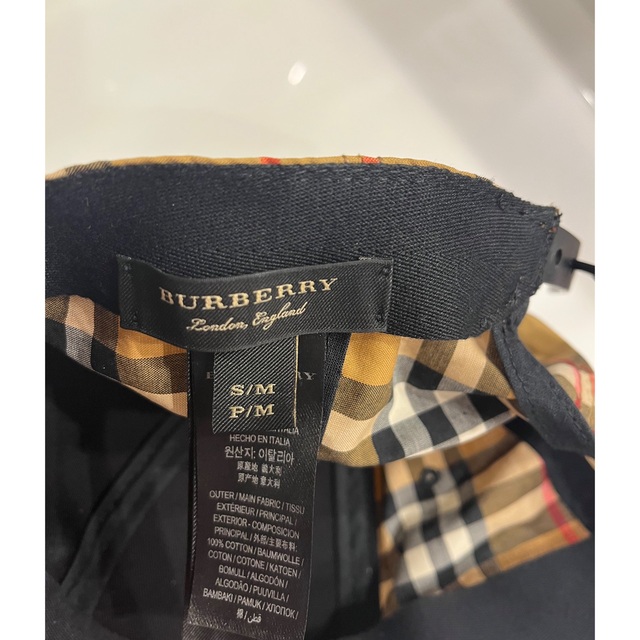 BURBERRY(バーバリー)のバーバリー　burberry  チェック柄キャップ　正規品　s/m レディースの帽子(キャップ)の商品写真