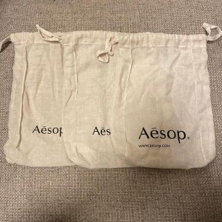 イソップ(Aesop)のAesop 巾着袋 3枚(ショップ袋)