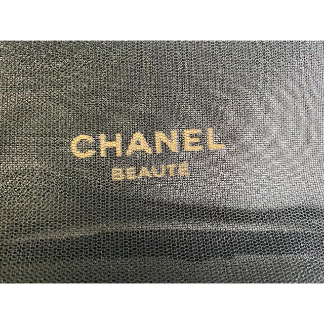 CHANEL(シャネル)の⭐️シャネル　ポーチ　メッシュポーチ　化粧ポーチ　ブラック レディースのファッション小物(ポーチ)の商品写真