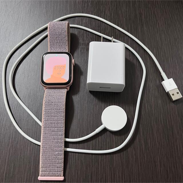 Apple Watch series4 ピンク腕時計(デジタル)