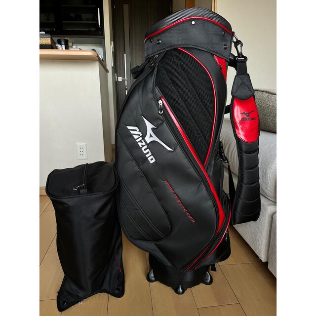 MIZUNO(ミズノ)の良品　ミズノ　MIZUNO キャディバッグ　ゴルフバック　軽量　メンズレディース スポーツ/アウトドアのゴルフ(バッグ)の商品写真