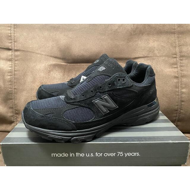 商品名日本未発売 New Balance 993 MR993TB ブラック 26.5