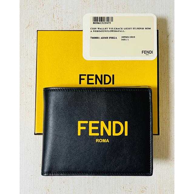 FENDI(フェンディ)の★超人気アイテム★ 新品未使用 FENDI ロゴ 折り財布 メンズのファッション小物(折り財布)の商品写真