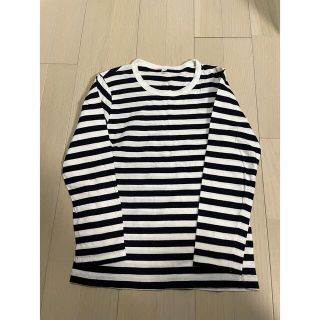 ムジルシリョウヒン(MUJI (無印良品))のボーダーカットソー　ボーダーロンT(Tシャツ/カットソー)