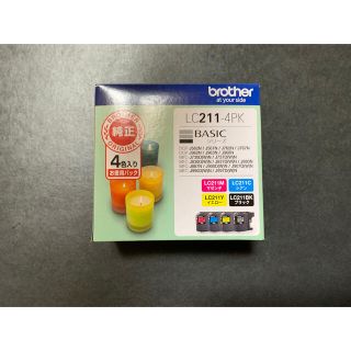 ブラザー(brother)の【新品・送料無料】ブラザー LC211-4PK 純正 インクカートリッジ 4色(PC周辺機器)