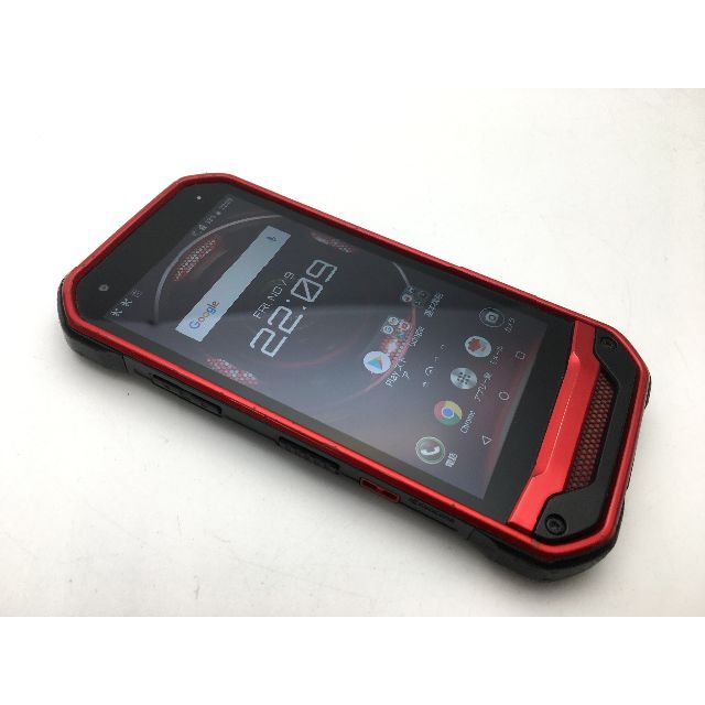 京セラ(キョウセラ)の712 SIMフリー中古au京セラ TORQUE G03 KYV41 レッド スマホ/家電/カメラのスマートフォン/携帯電話(スマートフォン本体)の商品写真